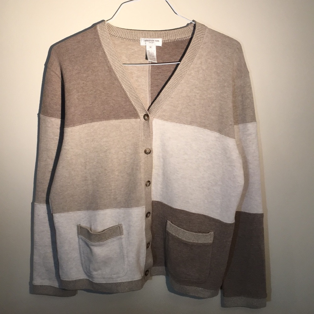 VINTAGE JONES NEW YORK SPORT CARDIGAN